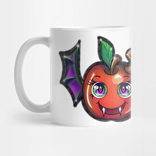 Kawaii Fruit Bat (Black) Mug